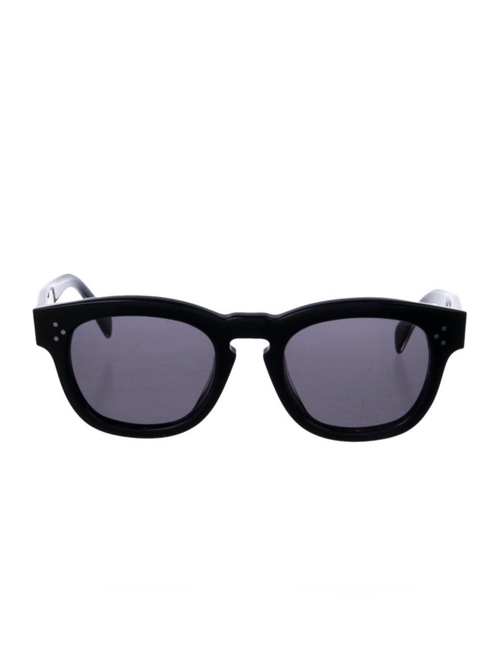 Authentic Celine CL 41031/S Black Square Sunglasses Gray Lenses - Picture 2 of 7